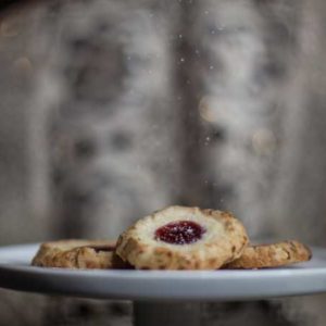 Raspberry Thumbprint Cookie