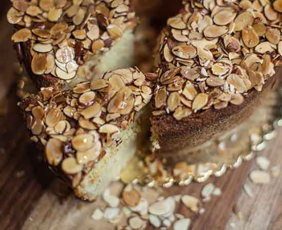 Almond Polenta Pound Cake