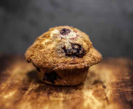 Blackberry Sour Cream Muffin